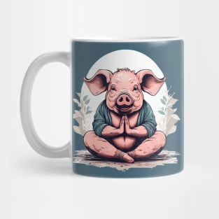 Pig Yoga Namaste National Pig Day Humor Mug